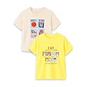 Kidbea Bamboo Unisex Kids T-Shirt Ultra-Soft Premium Half Sleeve Graphic Tee for Boys &amp; Girls, Casual Summer Wear for Toddlers &amp; Kids