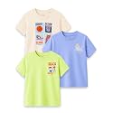 Kidbea Bamboo Unisex Kids T-Shirt Ultra-Soft Premium Half Sleeve Graphic Tee for Boys &amp; Girls, Casual Summer Wear for Toddlers &amp; Kids