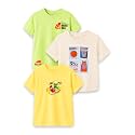 Kidbea Bamboo Unisex Kids T-Shirt Ultra-Soft Premium Half Sleeve Graphic Tee for Boys &amp; Girls, Casual Summer Wear for Toddlers &amp; Kids