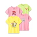 Kidbea Bamboo Unisex Kids T-Shirt Ultra-Soft Premium Half Sleeve Graphic Tee for Boys &amp; Girls, Casual Summer Wear for Toddlers &amp; Kids