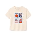 Kidbea Bamboo Unisex Kids T-Shirt Ultra-Soft Premium Half Sleeve Graphic Tee for Boys &amp; Girls, Casual Summer Wear for Toddlers &amp; Kids