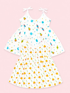 Kidbea Indi Baby Girls Midi Knee Length