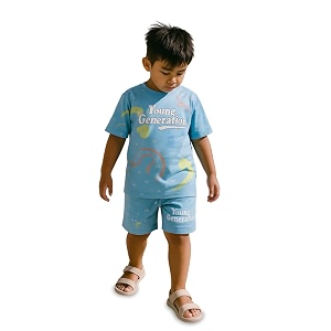 Kidbea Kids Cotton T-Shirt and Shorts Set