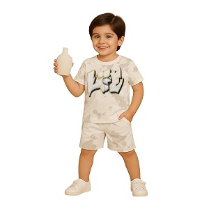 Kidbea Kids Cotton T-Shirt and Shorts Set