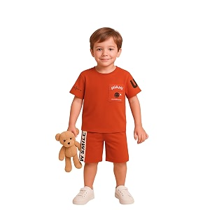 Kidbea Kids Cotton T-Shirt and Shorts Set