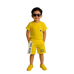 Kidbea Kids Cotton T-Shirt and Shorts Set