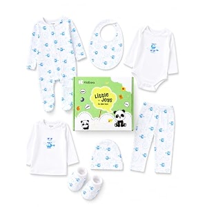 kidbea newborn baby gift set  premium 7-piece clothing set for infant kids
