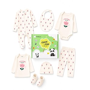 kidbea newborn baby gift set  premium 7-piece clothing set for infant kids