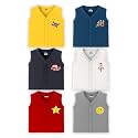 Kidbee Baby Sleeveless Front Open Jabla – Pack of 6 | Soft Cotton V-Neck Shirt with Cute Prints