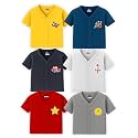 Kidbee Baby Half Sleeve Cotton Jabla/T-Shirt/Top – Front Open Pack of 6