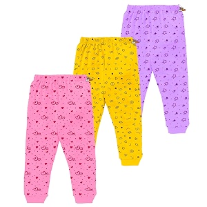 kidbee baby cotton soft pajama track pants printed for boys amp girls regular loose fit set of 3