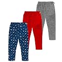 Kidbee Baby Cotton Soft Pajama Track Pants Printed for Boys &amp; Girls (Regular Loose Fit) (Set of 3)