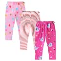 Kidbee Baby Cotton Soft Pajama Track Pants Printed for Boys &amp; Girls (Regular Loose Fit) (Set of 3)