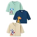 Kidbee Baby Front-Open Cotton JablaTop Full Sleeve