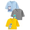 Kidbee Baby Front-Open Cotton JablaTop Full Sleeve