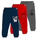Kidbee Baby Soft Cotton Pajama Track Pants Printed for Baby Boys &amp; Girls (Regular Loose Fit) (Set of 3) 3PC-JK-Pant-A-B