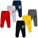 Kidbee Boys &amp; Girls Cotton Pajama Track Pants (Pack of 6)