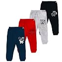 Kidbee Baby Cotton Pajama Track Pants for Boys &amp; Girls (Pack of 4)
