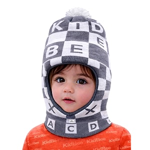 Kidbee Baby Soft Woolen Monkey Cap for