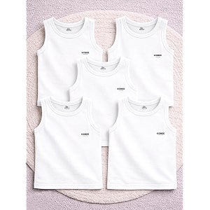 kidbee cotton vests for boys amp girls printed set of 5
