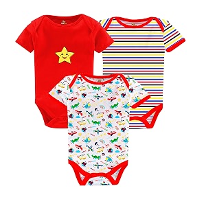 Kidbee Newborn Baby Half Sleeve Cotton Sleepsuits