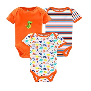 Kidbee Newborn Baby Half Sleeve Cotton Sleepsuits