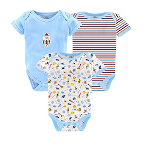 Kidbee Newborn Baby Half Sleeve Cotton Sleepsuits