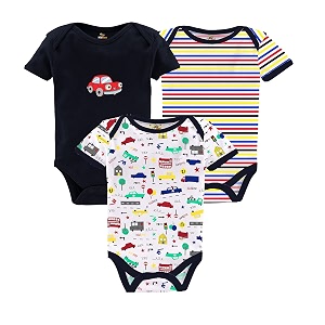 Kidbee Newborn Baby Half Sleeve Cotton Sleepsuits