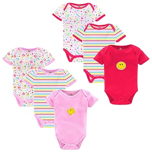 Kidbee Newborn Baby Half Sleeve Cotton Sleepsuits