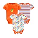 Kidbee Newborn Baby Half Sleeve Cotton SleepsuitsRomperBodysuitOnesies
