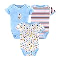 Kidbee Newborn Baby Half Sleeve Cotton SleepsuitsRomperBodysuitOnesies