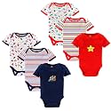 Kidbee Newborn Baby Half Sleeve Cotton SleepsuitsHalf