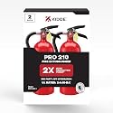 Kidde Pro 210 Commercial Fire Extinguisher, 2-A:10-B:C, PRO-4MP-1, 2 Pack
