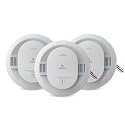 Kidde Smoke Detector, Hardwired &amp; 10-Year Battery Backup, 20SA10, 3 Pack | Wired Interconnect Capability, No Battery Replacement or Low Battery Chirps, LED Status Lights, Ideal for Homes &amp; Apartments