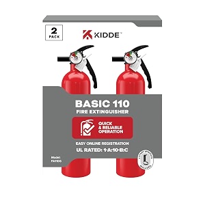 Kidde Basic 110 Fire Extinguisher for Home