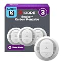 Kidde Smoke & Carbon Monoxide Detector, 10-Year Battery, 30CUD10-V, 3 Pack