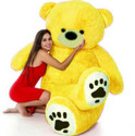 Kiddie Castle Teddy Bear Yellow Colors Size 4 Feet  - 48 inch