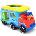 Kiddieland Happy Camper Motorized Toy RV with Lights &amp; Sounds for Toddlers