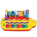Kiddieland Playful Pals Piano for Toddlers - 8-Key Musical Instrument Toy