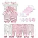 Kiddiezoom Unisex Baby Layette Essentials Giftset Clothing Set 19-Piece For Newborn Baby