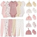 Kiddiezoom Unisex Baby Layette Essentials Giftset Clothing Set 19-Piece