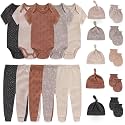 Kiddiezoom Unisex Baby Layette Essentials Giftset Clothing Set 19-Piece For Newborn Baby