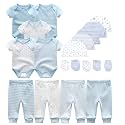 Kiddiezoom Unisex Baby Layette Essentials Giftset Clothing Set 19-Piece