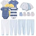 Kiddiezoom Unisex Baby Layette Essentials Giftset Clothing Set 19-Piece