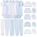 Kiddiezoom Unisex Baby Layette Essentials Giftset Clothing Set 19-Piece