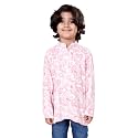 KiddoPanti Boys 100% Cotton Ethnic Motif Printed Short Length Kurta