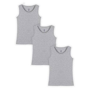 kiddopanti boys 100 cotton rib vest pack of 3