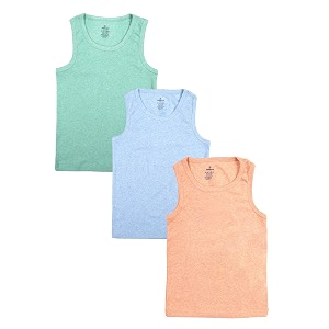 KiddoPanti Boys 100 Cotton Vest Pack of