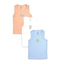 KiddoPanti Boys 100 Cotton Vest Pack of