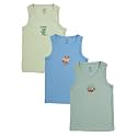 KiddoPanti Boys 100 Cotton Vest Pack of
